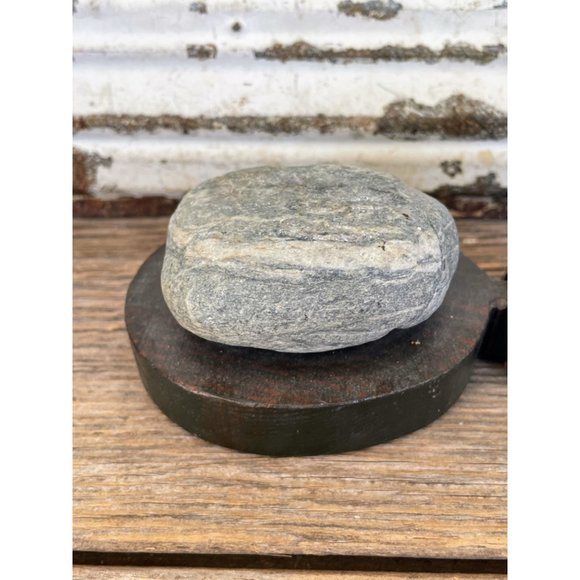 Vintage Alaska Art Match Safe Flint Rock Leather Artist Signed - Picture 5 of 11